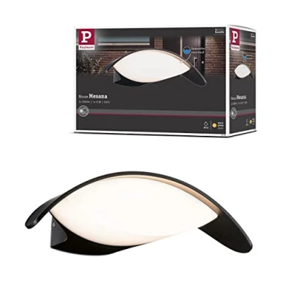 Imagen de Paulmann aplique LED para exterior Mesana, antracita 24 cm aluminio IP44