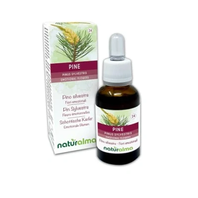 Imagen de Pine o Pino silvestre (Pinus sylvestris) Flores de Bach Naturalma Gotas 30 ml Extracto líquido sin alcohol Esencias florales Vegano y libre