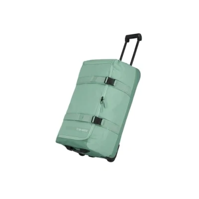 Imagen de travelite Bolsa de Viaje con Ruedas tamaño Mediano, Ruedas, práctica para Vacaciones y Deportes,65 litros, Verde (Salvia), Trolley L (68 cm)