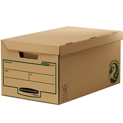 Imagen de Fellowes 4472205 caja de almacenaje Storage box Black,Brown Rectangular Paper Cajas (Storage box, Black,Brown, Rectangular, Paper, Pattern, Indoor)