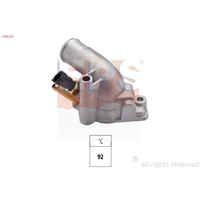 Imagen de EPS 1.880.350 Termostato, refrigerante 92 Made in Italy OE Equivalent con junta OPEL: Vectra C Berlina, Corsa Hatchback, Astra H GTC