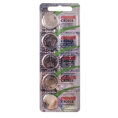 Imagen de Maxell Cr2025 3V Lithium Cell Battery (5Pcs per Pack)