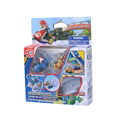Imagen de EPOCH Games Mario Kart 7417 Racing Deluxe Pack Expansión Bowser &amp; Toad Juegos de Mesa