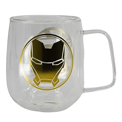 Imagen de Taza de cristal doble pared 290 ml Marvel
