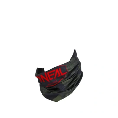 Imagen de O&#039;Neal Bufanda Tubular Motocicleta MTB Motocross Sin forro, cómodo, tejido elástico Cubre cuello Unisex Negro Verde Talla única