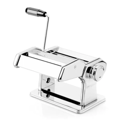 Imagen de Toboli Máquina para hacer pasta manual acero inoxidable fresca casera espesor ajustable 26 mm