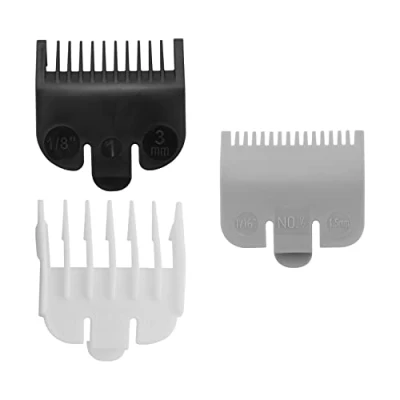 Imagen de Asyduey 3 Piezas de Cortadora Cabello Universal, Peine Límite, Herramientas Corte Pelo, Pinza Eléctrica, 1,5 Mm / 4,5