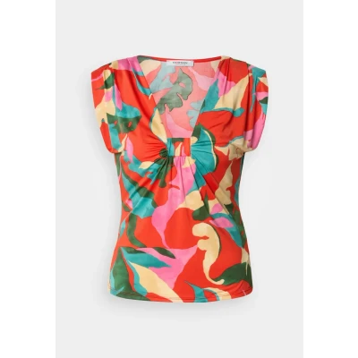 Imagen de Morgan DIRE Camiseta estampada multicolor, Mujer, Talla: 34, Multi color