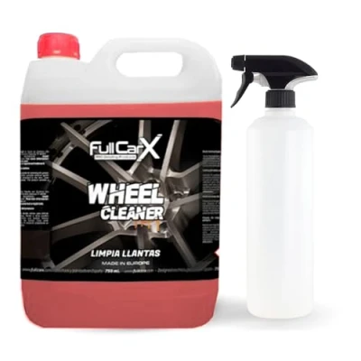 Imagen de FULLCARX Wheel Cleaner 5 Litros Limpia Llantas Coche, Potente y Eficaz, Alto Porcentaje Sustancia Activa, Limpiador Desengrasante, Acabado Coating Brillo, Producto Limpieza Detailing Profesional