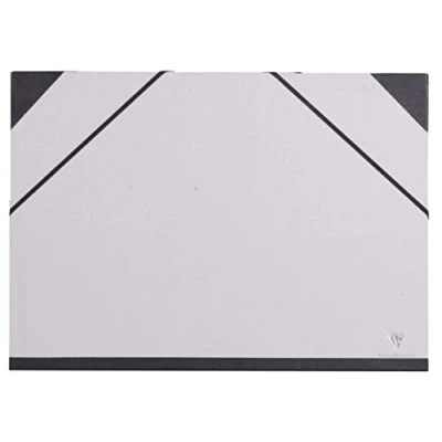 Imagen de Clairefontaine 44614C Caja de dibujo con cierre elásticos, 32 x 45 cm, color gris