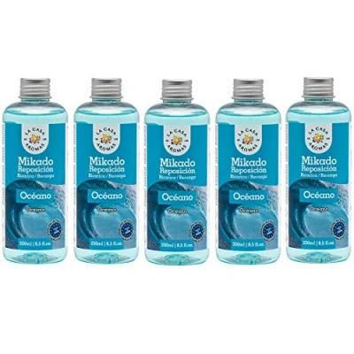 Imagen de La Casa de los Aromas Mikado Reposicion 250 Ml Sin Varillas (Océano, 5)