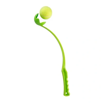 Imagen de GNCPets Juguete Lanzador de Bolas para Perro Pelotas Perros con Pelota Tenis Rojo/Verde