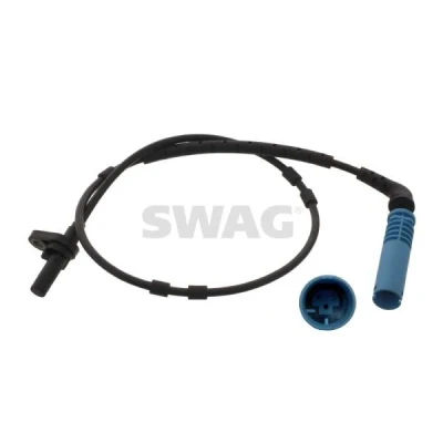 Imagen de SWAG 20 93 9278 Sensor de ABS Eje trasero izquierda, trasero, derecha 673 Azul, negro BMW: X3