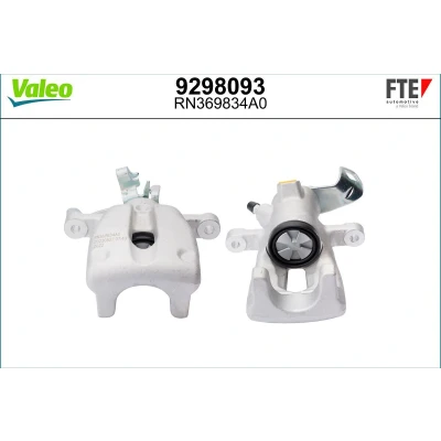 Imagen de FTE 9298093 Pinza de freno gris Aluminio Eje trasero, derecha sin soporte MINI: Hatchback