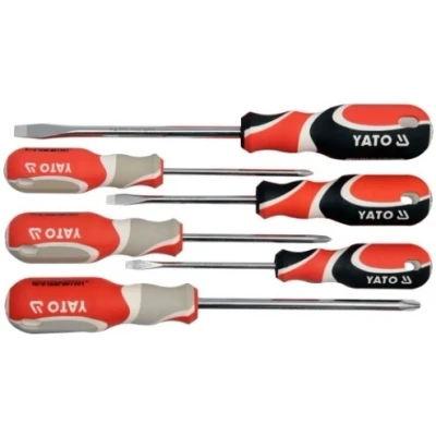 Imagen de YATO YT 2668 Kit de atornilladores 6 Visor (cartón)