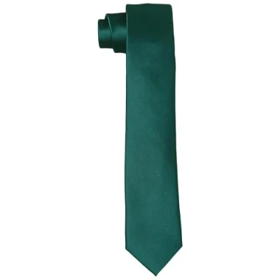 Imagen de DonDon corbatas para hombres hechas a mano aspecto seda 6 cm Petrol