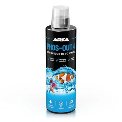 Imagen de MICROBE LIFT Phos out 4 Eliminador de fosfatos líquido para acuarios Agua Dulce y Salada, rápido Seguro,
