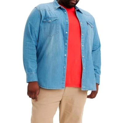 Imagen de Levi&#039;s Plus BIG Barstow Western Camisa, Hombre, Talla: XL, Esta noche