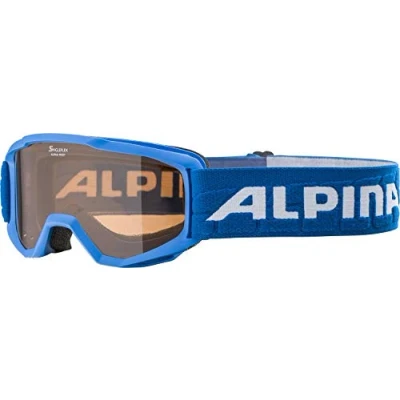 Imagen de ALPINA Unisex Niños, Piney Gafas de esquí, Blue, Talla única