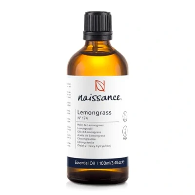 Imagen de Naissance Aceite Esencial de Lemongrass Flexuosus (No. 174) 100ml Puro, Natural, Destilado a Vapor, Sin Crueldad, Vegano y Diluir para usar en Aromaterapia Difusores