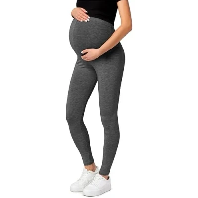 Imagen de Be Mammy Leggins Premamá Embarazo Ropa Deporte BE20 230 (Gris de Davy, S)