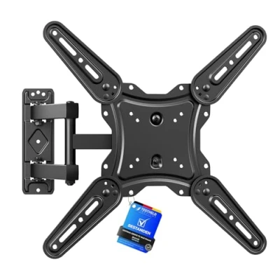 Imagen de GRIFEMA Soporte TV Pared para 26 65&quot;, Television Giratorio Inclinable Extensible, Máx VESA 400x400mm, Carga 35kg, Sujeción Universal Versatilidad Fácil Instalación GB1010