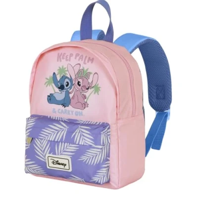 Imagen de Disney Lilo y Stitch Keep Mochila Preescolar Joy, Rosa, 22 x 27 cm, Capacidad 5 L