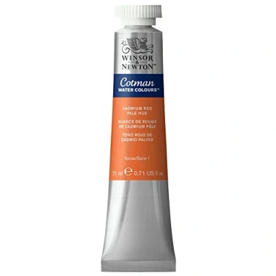 Imagen de Winsor &amp; Newton Cotman Tubo Acuarela, 21 ml, Tono Rojo de cadmio pálido
