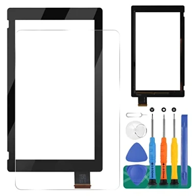 Imagen de para Nintendo Switch Touch Screen Reemplazo HAC 001 ( 01) Sensor Digitalizador V2 Panel de reparación vidrio Kits (V2 Pantalla táctil)