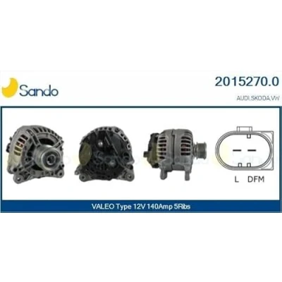 Imagen de CASCO CAL15270AS Alternador 12V 140A AUDI: A4 B6 Avant, Sedán, A6 C5 VOLKSWAGEN: Passat B5 GP Variant
