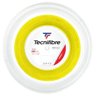 Imagen de Tecnifibre Bobine 200M HDMX 1.30 Cuerda de Tenis para Adulto, Unisex, óso, único