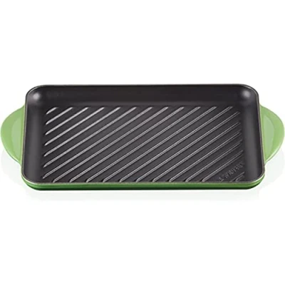 Imagen de Le Creuset Parrilla rectangular grill de hierro fundido, 32 cm, Bamboo, 20202324080460