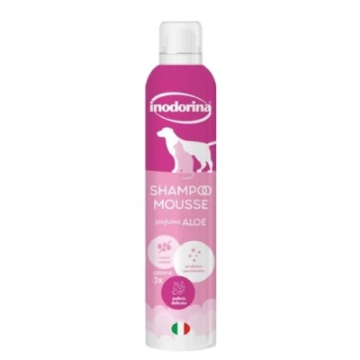 Imagen de Inodorina Champú Espuma de Lavado en Seco Aloe Vera 300 ml