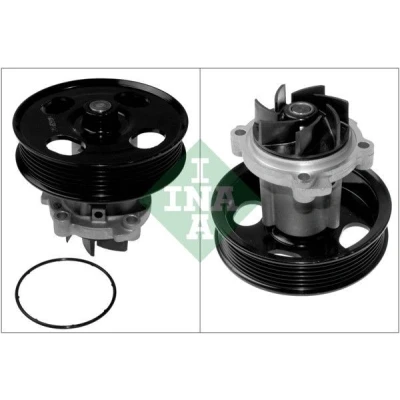 Imagen de INA 538 0442 10 Bomba de agua con polea junta para accionamiento correa poli V OPEL: Corsa D Hatchback, Astra H C Hatchback