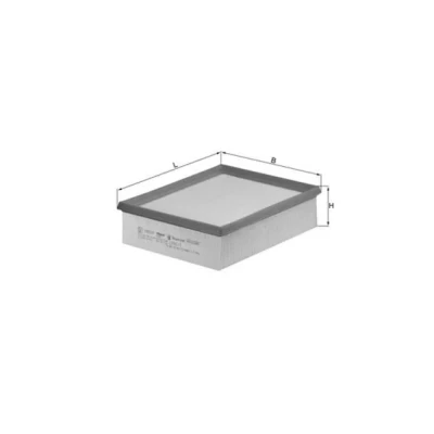 Imagen de MAHLE ORIGINAL LX 742/1 Filtro de aire 62,3 193 231,0 Cartucho filtrante RENAULT: CLIO 2, LAGUNA 2 Grandtour