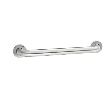 Imagen de Amazon Basics Barra de seguridad resistente para baño, 0,46 m longitud, 3,8 cm diámetro, acero inoxidable