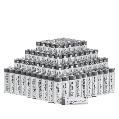 Imagen de Amazon Basics Pilas alcalinas AA de uso industrial (200 unidades)