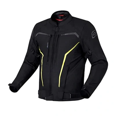 Imagen de OZONE Moto Delta IV Chaqueta de Hombre Membrana Impermeable Protectores Codos y Hombros 3 Canales Ventilación Elementos reflectantes 4 Bolsillos