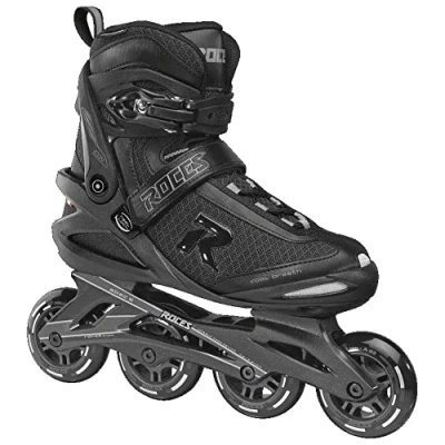 Imagen de Roces Icon Patines en línea, Hombres, Negro y Gris Oscuro, 37