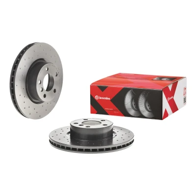 Imagen de BREMBO 09.B570.1X Disco de freno 328 28 5 perforado/ventil. int. revestido altamente carbonizado con tornillos BMW: X3, X4 norauto, oscaro, mister