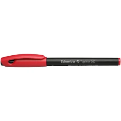Imagen de Schneider Topliner 967 Rotulador de punta fina (grosor trazo 0,4 mm), color rojo