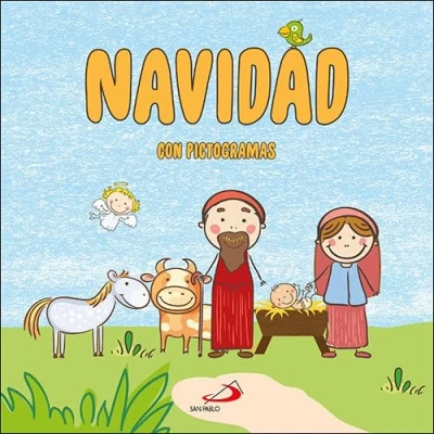 Imagen de Navidad con pictogramas (Pequelibros bíblicos infantiles)