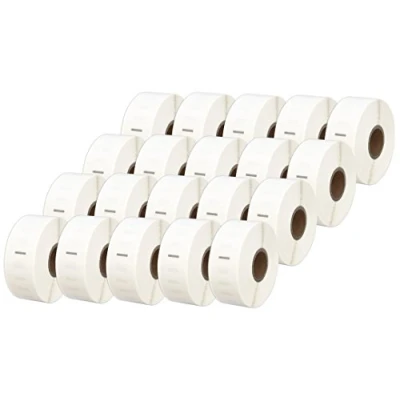 Imagen de 20 Compatibles Rollos 11352 S0722520 25mm x 54mm Etiquetas para Dymo LabelWriter 4XL 450 400 330 320 310 Twin Turbo Duo Seiko SLP 430 420 240 220 200 120 100 Pro Plus (500 por Rollo)