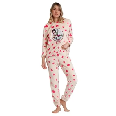 Imagen de GORJUSS Santoro Pijama Manga Larga Calentito Carousel para Mujer