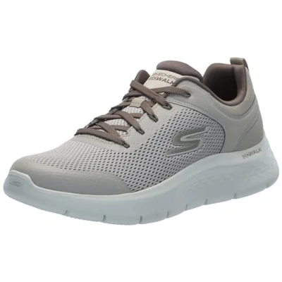 Imagen de Skechers Go Walk Flex Independiente, Zapatillas Hombre, Textil sintético Bronceado, 44.5 EU