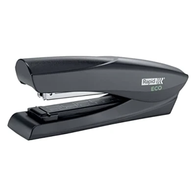 Imagen de Rapid 24812301 Eco Fullstrip DT Grapadora (capacidad para 25 hojas), color negro