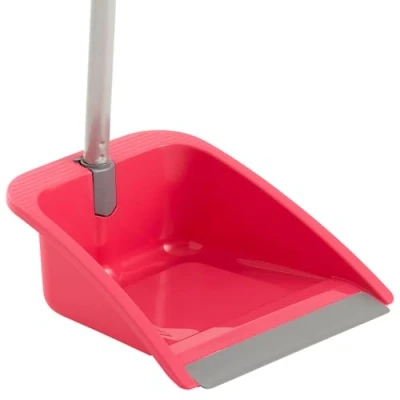 Imagen de Maya Recogedor Plegable Ideal para Espacios Pequeños Ocupa Poco Espacio Tamaño: 26 x 25 86 cm Color Rosa