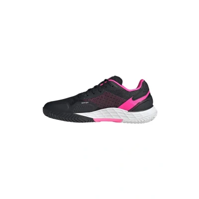 Imagen de adidas Defiant Speed 2 Tennis Shoes, Zapatillas de Tenis Hombre, Core Black Silver Met Lucid Pink, 42 2/3 EU