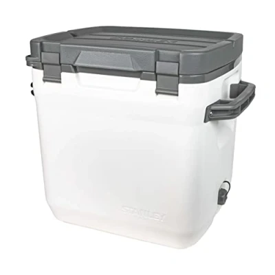 Imagen de Stanley Adventure Nevera Portatil de Exterior 28.3L Capacidad para Botellas 2L Hasta 40 Latas Doble Pared Espuma Aislante Sin BPA Viaje Resistente Polar White