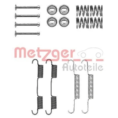 Imagen de QUICK BRAKE 105 0896 Juego de accesorios, zapatas freno estacionamiento NISSAN: Pathfinder 3, Murano I
